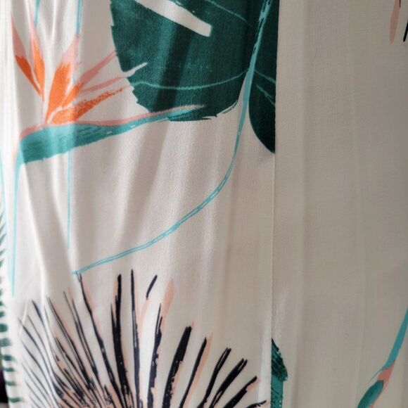 EUC FLORAL SUMMER HALTER OPEN BACK STRAPPY MAXI SKIRT SIZE M - Picture 9 of 14